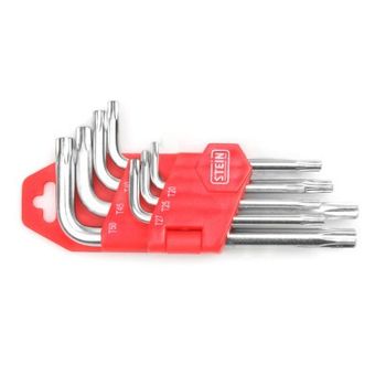 Llave Torx Neoferr Cr-v.c/ag. Est.9p.larga