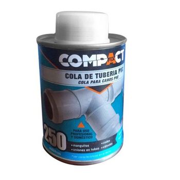 Cola Tuberia Pvc 250 Ml. Bote Compact