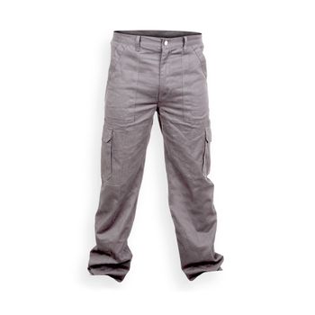 Pantalón De Trabajo Largo Algodón Basic Gris S Gris S