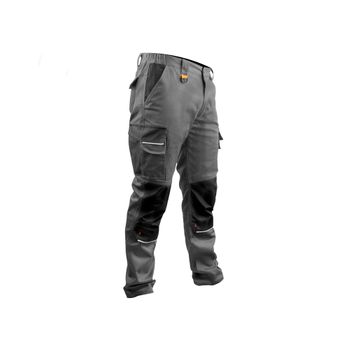 Pantalón De Trabajo Largo Algodón Basic Gris M Gris M con Ofertas