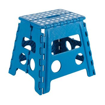 Taburete Multiuso Plegable Azul 29x22x32cm - Arregui - Tb032a..