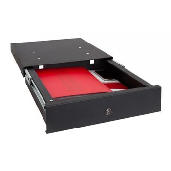 CAJA CAUDALES ELEGANT 1 C/BANDEJA GRAFITO ARREGUI