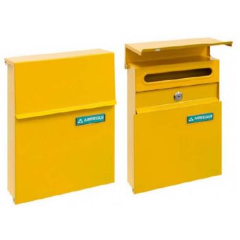 Buzon Exterior Acero Arregui Line Amarillo