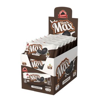 Max Protein - Black Max 12 Bolsas X 100 G - Galletas Proteicas