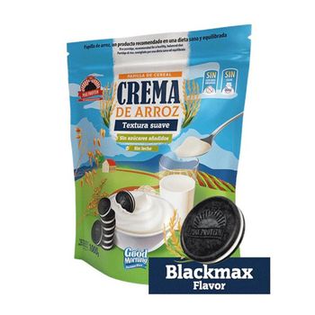 Max Protein - Good Morning Crema De Arroz 1 Kg - Harina De Avena Proteica -  Sabor: Black