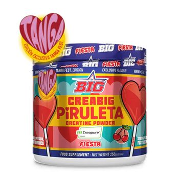 Big - Creabig Creapure Creatine X 250g - Creatina Con Sabores -  Sabor: Piruleta