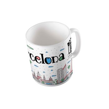 V�deo Taza Qr Souvenir Barcelona2