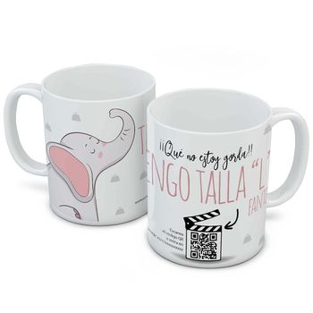 V�deo Taza Qr Talla Elefante