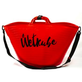 Cubo De 25 L Para Cambiarse, Secar, Transportar Y Guardar El Traje De Neopreno, Rojo, Wetkube