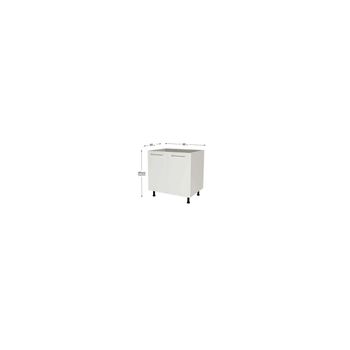 mueble para debajo del fregadero blanco 2 puertas Cm 80x50xH 85