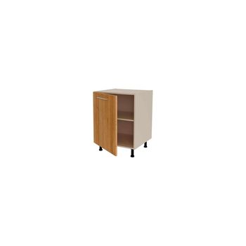 Mueble Cocina Bajo Con 1 Puerta En Varios Acabados Diferentes 85 Cm(alto)60 Cm(ancho)60 Cm(largo) , Color - Roble Vega