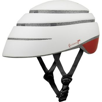 Closca Casco Plegable Loop Edicion Especial Blanco/rojo