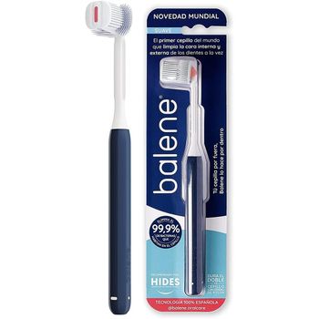 Cepillo De Dientes Manual Dureza Suave Color Azul Balene