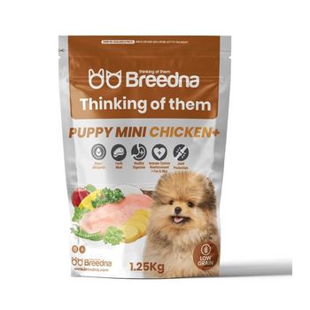 Breedna Puppy Mini Chicken+ Low Grain 1,25 Kg