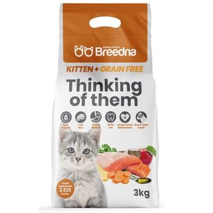 Breedna Kitten+ Grain Free 3 Kg