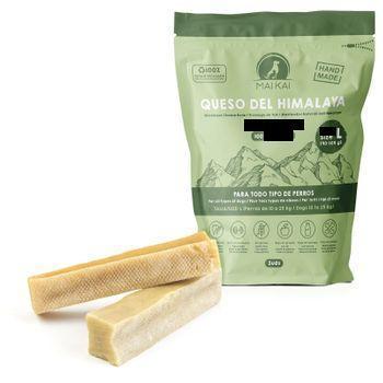 Huesitos De Queso Del Himalaya Para Perros 100% Natural. Maikai Pets – Talla L - 2 Uds