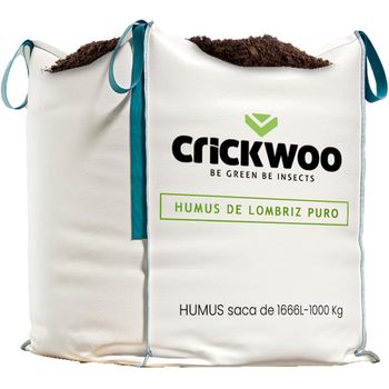 Crickwoo - 100% Humus De Lombriz – Big Bag 1666 L (1000 Kg)