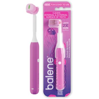 Cepillo De Dientes Infantil Color Morado Balene