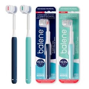 Pack 2 Cepillos De Dientes Adulto, Cepillo De Dientes Doble Cara, Dureza Media, Color Azul Y Aguamarina