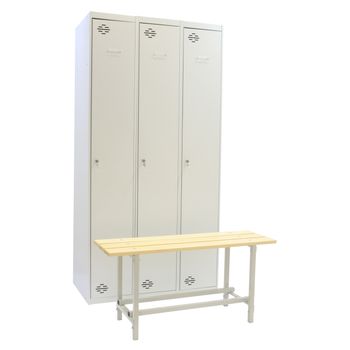 Pack Simonlocker Diy Single 3/3 300 (initial+2 Adittional) + Wood Bench 1000 -desm-