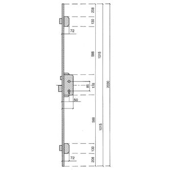 Cerradura Ucem Seguridad 2510/cl001s - Neoferr