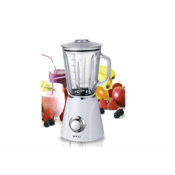 Batidora Mixmaster Vaso Cristal 1,8 L - 1200w - Sogo Bat-ss-5525