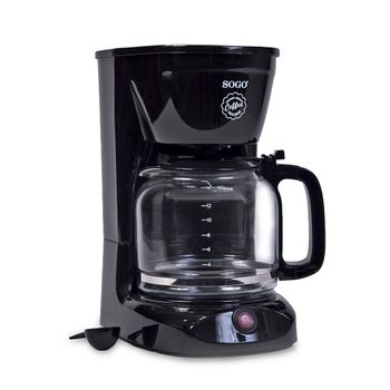 CAFETERA GOTEO NEGRO 1,25L SOLAC CF4036 al por Mayor ≫ Plasticosur