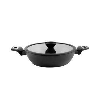 Cacerola baja aluminio fundido xylán black supreme 32cm