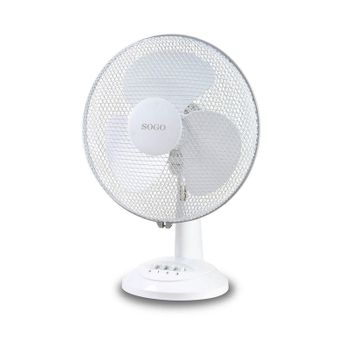 Sogo Ven-ss-21410 Ventilador De Mesa Con 3 Velocidades Sile