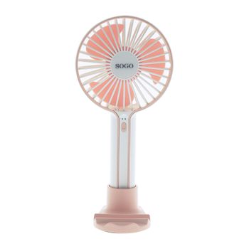 Sogo - Mini Ventilador De Mesa Portatil Recargable  3" 4w