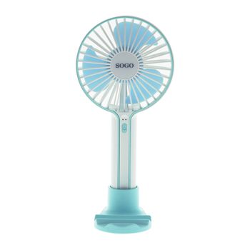 Sogo - Mini Ventilador De Mesa Portatil Recargable 3" 4w