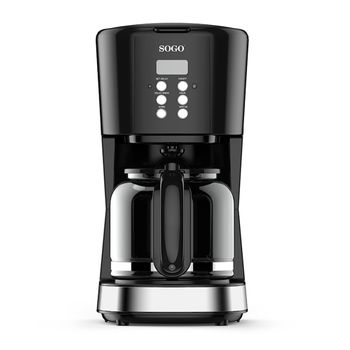 Cafetera De Goteo Programable, 8 - 10 Tazas 1,2 L, Válvula Antigoteo,  Mantiene Café Caliente, Lcd 24h Negro/plata 900w Proficook Ka 1191 con  Ofertas en Carrefour