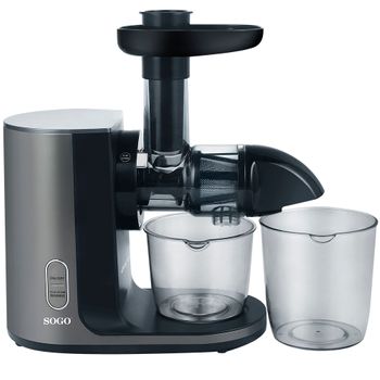 Licuadora Prensado Frío, Para Verduras Y Frutas, Slow Juicer, Baja  Velocidad 60 Rpm, Acero Inox, Reverse Plata 150w Mpm Mso-12m con Ofertas en  Carrefour