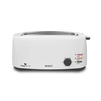 Tostadora De Pan Con 2 Ranuras Largas 1400w