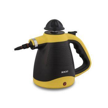 Vaporeta - 450ml - 3,5bar - 14 Accesorios - 900w - Negro/amarillo