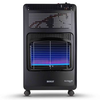 Sogo Estufa Ceramica De Gas Plegable Llama Azul -1750w/3500w