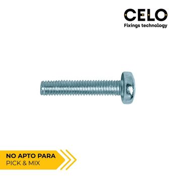 Caja 250un Tornillo Alomado Philips Din/ref 7985 6x15 Zincado Celo