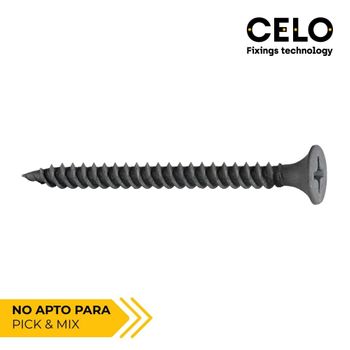 Caja 1.000 Tornillo Pladur Placa-metal Ssf 3,9x25 Fosfatado Celo