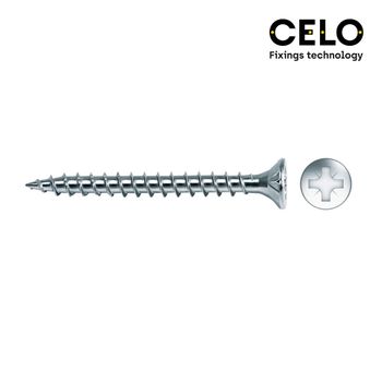 Caja 250un Tornillo Madera Avell.pz Din/ref Vlox 5x40 Zincado + Lubr.celo