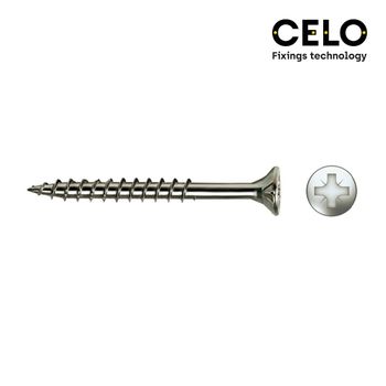 Caja 60un Tornillo Madera Avell.pz Din/ref Vloxp 5x90 Zincado + Lubr.celo