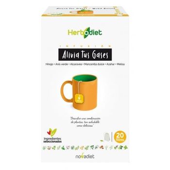 Herbodiet Alivia Tus Gases Novadiet, 20 Bolsitas