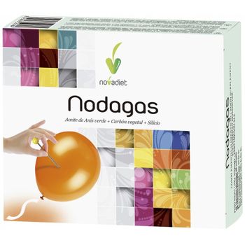 Nodagas Carbón Vegetal Novadiet, 48 Cápsulas