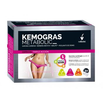 Kemogras Metabolic 30 Cápsulas Vegetales Novadiet