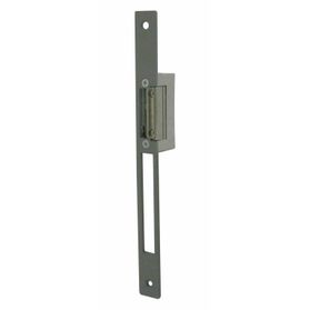 Abrepuertas Eléctrico Dorcas Placa Larga 22mm Gris Serie 41 Ndf/l