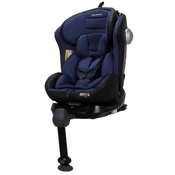 Silla De Coche Para Grupo 0, 1, 2 Y 3 Playxtrem Revol Fix Xl, Color Azul