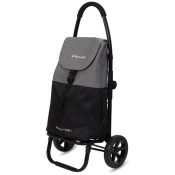 Carro De La Compra Playmarket Go Two Compact Textured Black