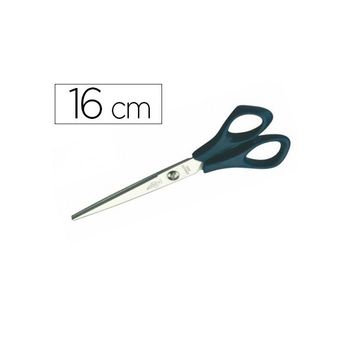 Tijera Oficina Faibo Acero Inoxidable 16 Cm Empuñadura Ergonomica En Blister