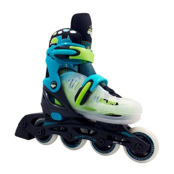 Patines 4 Ruedas Pvc Uretano Negros Flamingueo (talla 35 A 43) con Ofertas  en Carrefour