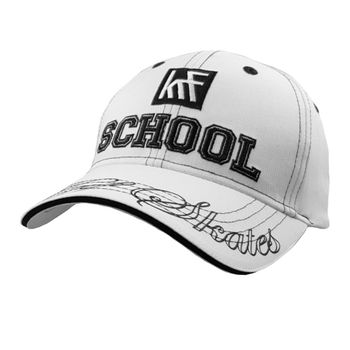 Gorra Krf School White/black