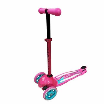 Patinete Scooter Park City  Triscooter Kid Funk 3-6 Años Rosa